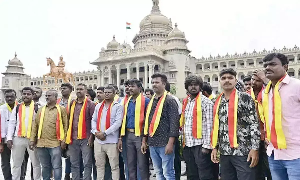 Karnataka: विधान सौध में विरोध प्रदर्शन के दौरान बाइक टैक्सी सवारों को हिरासत में लिया गया