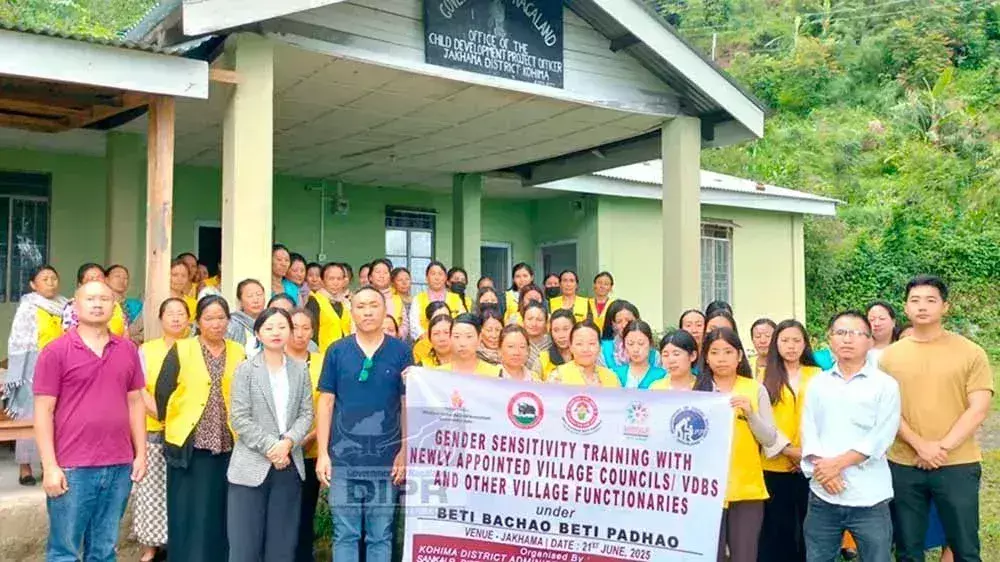 Nagaland :  जाखामा में लिंग संवेदनशीलता प्रशिक्षण आयोजित