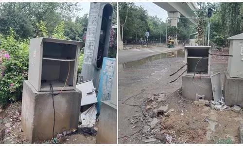 रेडलाइट सिग्नल बॉक्स से बैटरी-इनवर्टर चोरी, चार जगहों पर हुई वारदात