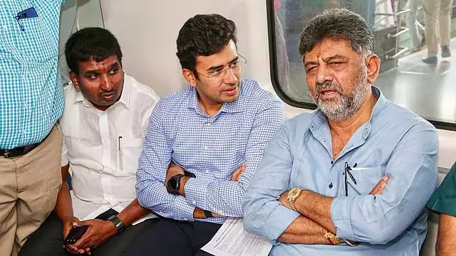 मेट्रो किराया समिति की रिपोर्ट राष्ट्रीय सुरक्षा दस्तावेज नहीं, इसका खुलासा करें: Tejasvi Surya मेट्रो किराया समिति की रिपोर्ट राष्ट्रीय सुरक्षा दस्तावेज नहीं, इसका खुलासा करें: Tejasvi Surya