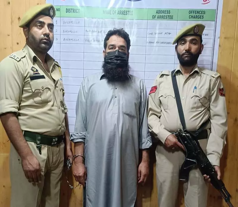 Baramulla के एक व्यक्ति से ‘अपराधकारी’ सामग्री और गोला-बारूद जब्त किया Baramulla के एक व्यक्ति से ‘अपराधकारी’ सामग्री और गोला-बारूद जब्त किया