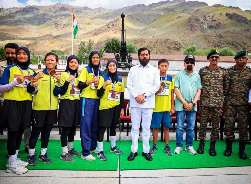 Ladakh में कारगिल के नायकों के सम्मान में सरहद शौर्यथन का आयोजन Ladakh में कारगिल के नायकों के सम्मान में सरहद शौर्यथन का आयोजन