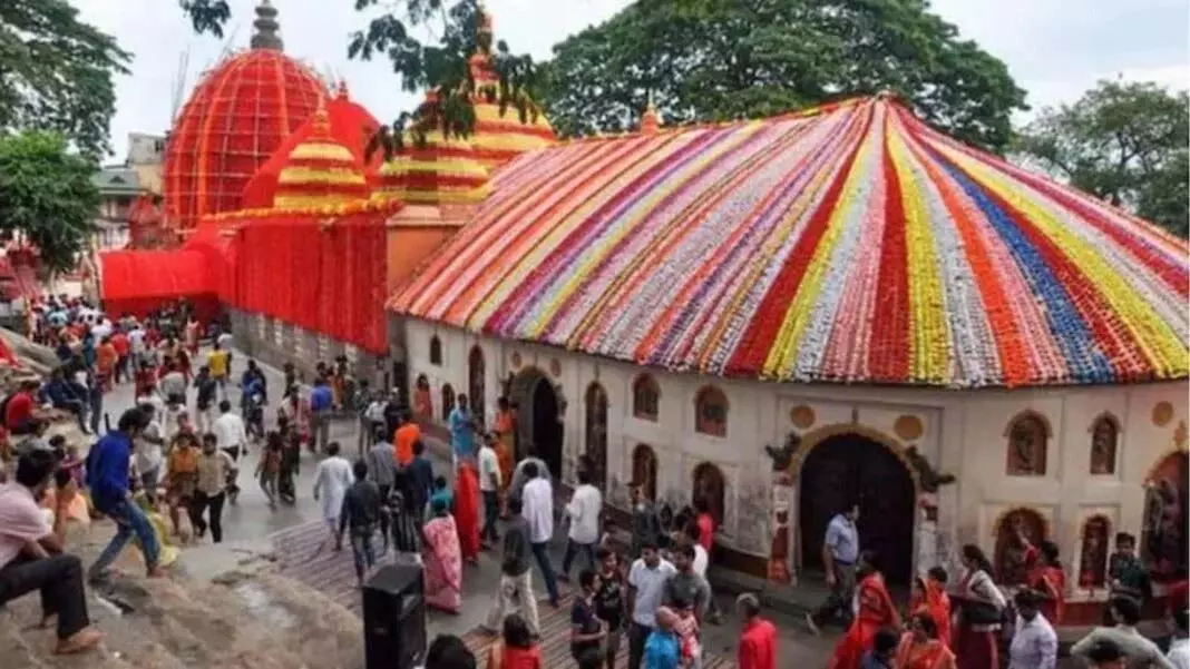 Assam के कामाख्या मंदिर में चार दिवसीय अम्बुबाची मेला शुरू Assam के कामाख्या मंदिर में चार दिवसीय अम्बुबाची मेला शुरू