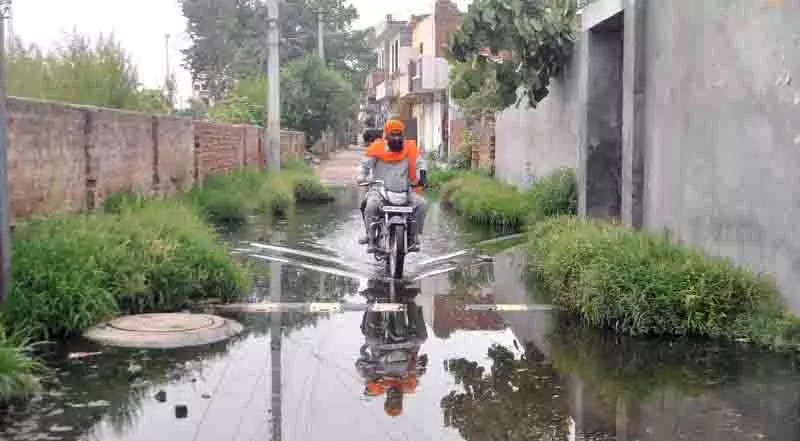 अमृतसर में जाम नालों और STP पर अत्यधिक बोझ के कारण मानसून का डर अमृतसर में जाम नालों और STP पर अत्यधिक बोझ के कारण मानसून का डर