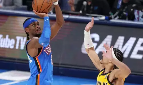 OKC Thunder : NBA चैंपियन का खिताब जीता, इंडियाना पेसर्स को 103-91 से हराया OKC Thunder : NBA चैंपियन का खिताब जीता, इंडियाना पेसर्स को 103-91 से हराया