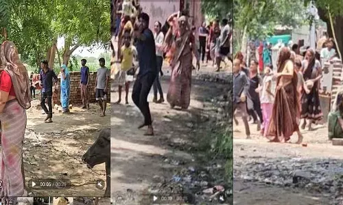 पथराव में कई पुलिसकर्मी घायल, हालात पर काबू पाने में लगी फोर्स