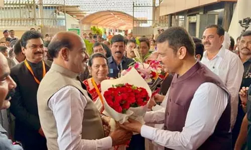 लोकसभा स्पीकर ओम बिरला मुंबई पहुंचे, अनुमान समिति के राष्ट्रीय सम्मेलन का करेंगे शुभारंभ