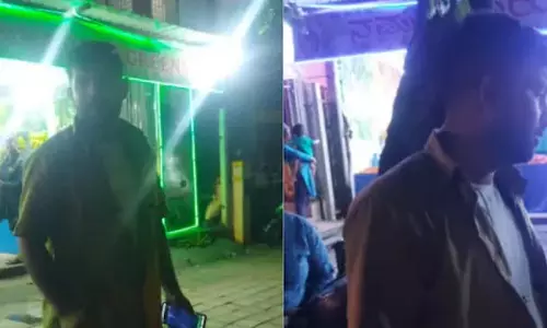बैग से चोरी की कोशिश कर रहा था ड्राइवर, सतर्क महिला ने पकड़ा रंगे हाथों