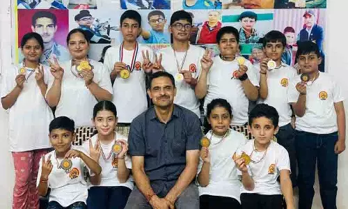 Mandi की लखनपाल अकादमी के निशानेबाजों ने चमके 26 पदक Mandi की लखनपाल अकादमी के निशानेबाजों ने चमके 26 पदक