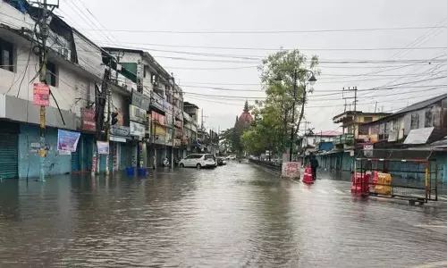 शिवसागर शहर कृत्रिम बाढ़ से जलमग्न हो गया