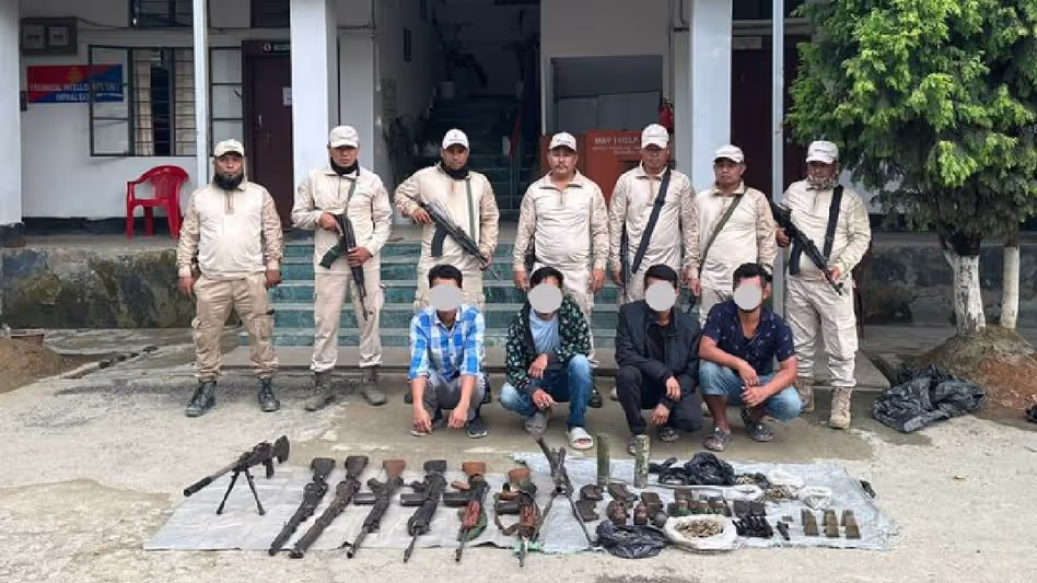 Manipur : इंफाल में चार PREPAK उग्रवादी गिरफ्तार