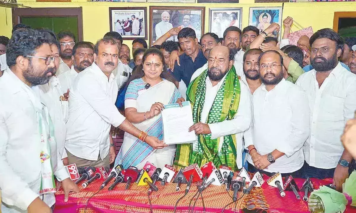 BJP MP कृष्णैया ने पिछड़ी जातियों से ‘रेल रोको’ में कविता का समर्थन करने का आग्रह किया