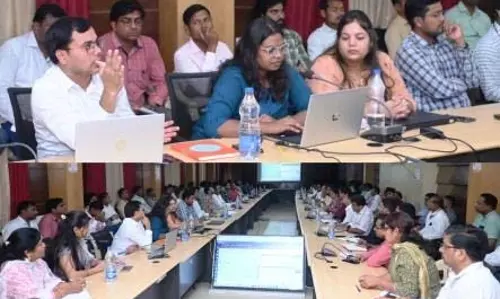 ई-ऑफिस प्रणाली पर अधिकारी-कर्मचारियों को दिया गया प्रशिक्षण ई-ऑफिस प्रणाली पर अधिकारी-कर्मचारियों को दिया गया प्रशिक्षण