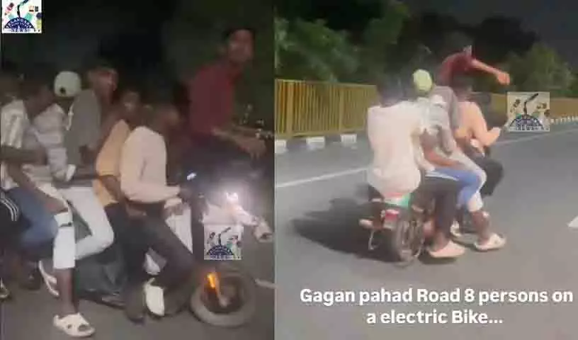 Rajendra Nagar में बाइक स्टंट करते आठ युवक पकड़े गए Rajendra Nagar में बाइक स्टंट करते आठ युवक पकड़े गए