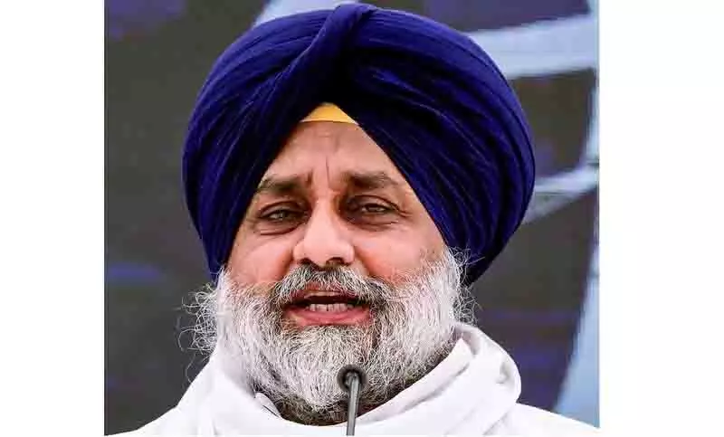 सुखबीर बादल के आक्रामक अभियान के बावजूद SAD चौथे स्थान पर खिसकी सुखबीर बादल के आक्रामक अभियान के बावजूद SAD चौथे स्थान पर खिसकी