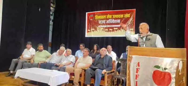 हिमाचल, उत्तराखंड, J&K के सेब उत्पादक 9 जुलाई को शुल्क मुक्त US आयात के खिलाफ प्रदर्शन करेंगे हिमाचल, उत्तराखंड, J&K के सेब उत्पादक 9 जुलाई को शुल्क मुक्त US आयात के खिलाफ प्रदर्शन करेंगे