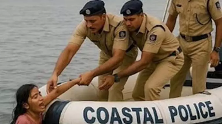 Panaji तटीय सुरक्षा ने नाटकीय अभियान में मंडोवी नदी से किशोरी लड़की को बचाया Panaji तटीय सुरक्षा ने नाटकीय अभियान में मंडोवी नदी से किशोरी लड़की को बचाया
