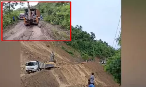 Assam-Manipur मार्ग पर NH-37 अवरुद्ध, 8 घंटे तक यातायात बाधित