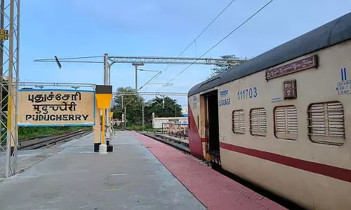 विल्लुपुरम-पुडुचेरी पैसेंजर ट्रेनें 4 दिनों के लिए पूरी तरह रद्द विल्लुपुरम-पुडुचेरी पैसेंजर ट्रेनें 4 दिनों के लिए पूरी तरह रद्द