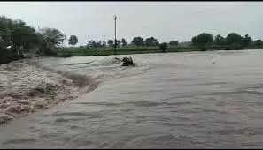 Gwalior: मूसलाधार बारिश से नदियां उफान पर, कई गांवों का संपर्क कटा Gwalior: मूसलाधार बारिश से नदियां उफान पर, कई गांवों का संपर्क कटा