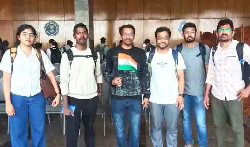 Telangana सरकार ने संघर्ष प्रभावित मध्य पूर्व से फंसे नागरिकों को निकाला Telangana सरकार ने संघर्ष प्रभावित मध्य पूर्व से फंसे नागरिकों को निकाला