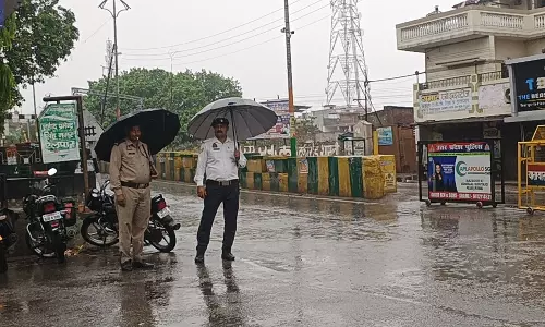 Shamli: शामली में तेज बारिश, सड़कें बनीं तालाब