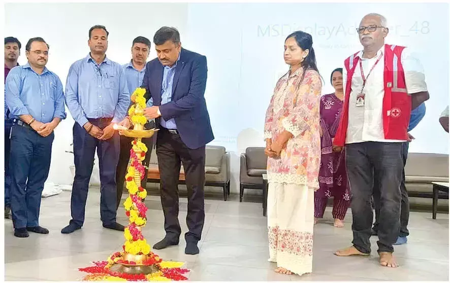 Andhra: रक्तदान अभियान आयोजित