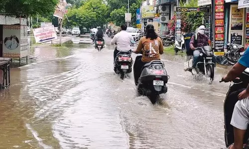 Haryana : कुरुक्षेत्र के कई इलाकों में बारिश से पानी भरा