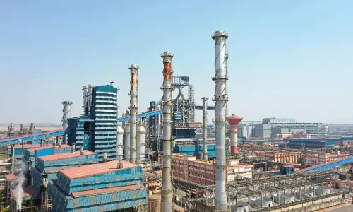 NMDC स्टील ने हॉट मेटल उत्पादन में नया रिकॉर्ड बनाया, ब्लास्ट फर्नेस क्षमता का 117% पार किया NMDC स्टील ने हॉट मेटल उत्पादन में नया रिकॉर्ड बनाया, ब्लास्ट फर्नेस क्षमता का 117% पार किया
