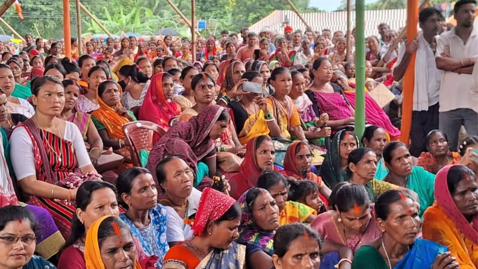 Assam : पश्चिम कार्बी आंगलोंग में 1,400 से अधिक लोग भाजपा में शामिल हुए