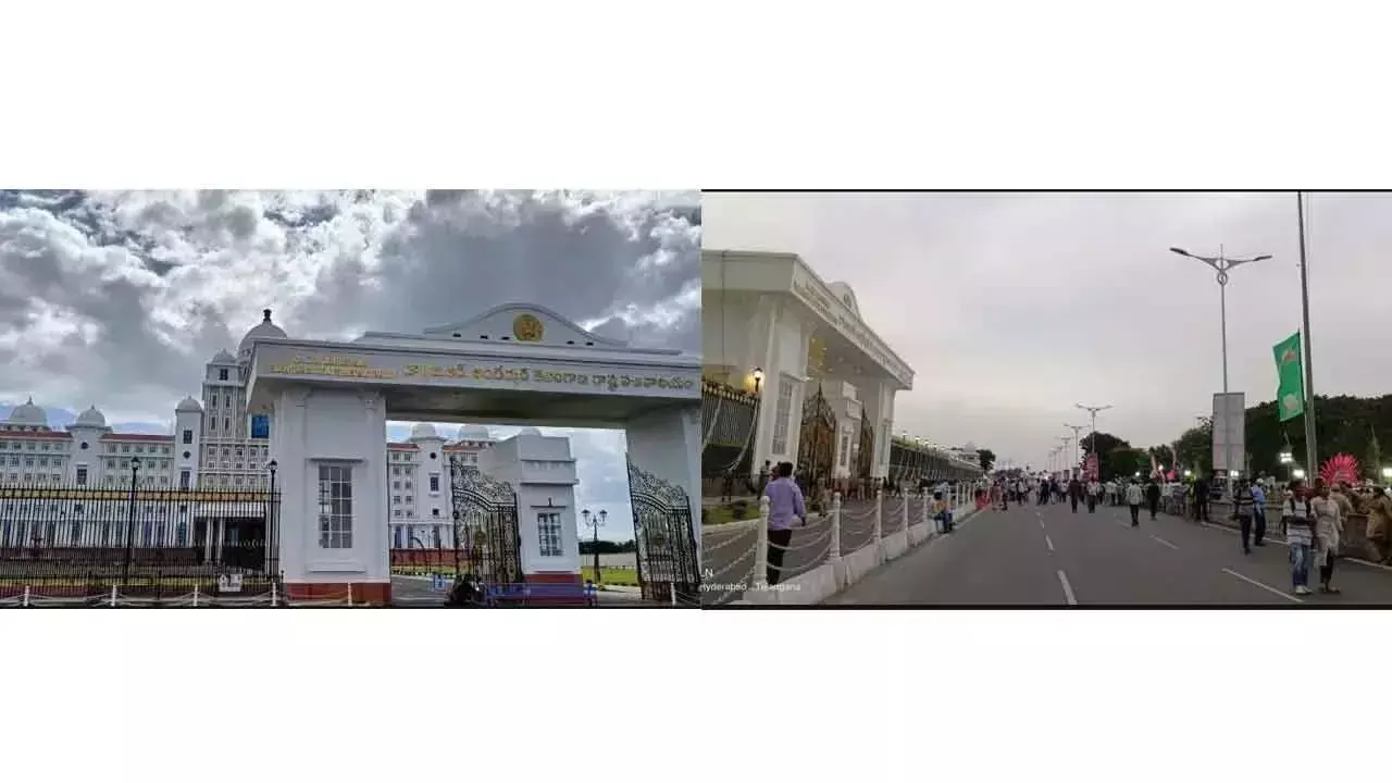 Telangana: आगंतुकों को सचिवालय में प्रवेश पर रोक! Telangana: आगंतुकों को सचिवालय में प्रवेश पर रोक!