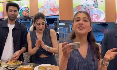 Dino : प्रमोशन में सारा बनीं फूड व्लॉगर, आदित्य रॉय कपूर बने कवि Dino : प्रमोशन में सारा बनीं फूड व्लॉगर, आदित्य रॉय कपूर बने कवि
