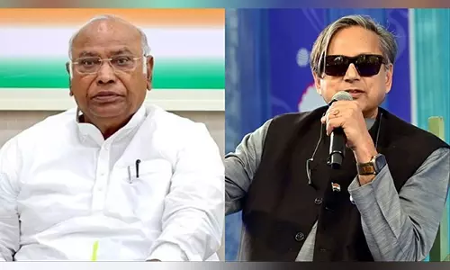 खड़गे का थरूर पर कटाक्ष, MP बोले– आसमान किसी का नहीं