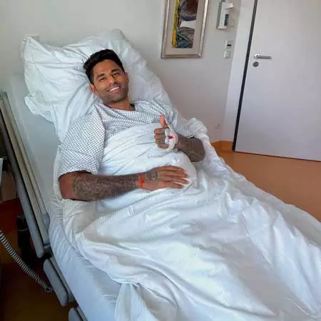भारत के टी20 कप्तान सूर्यकुमार यादव की हुई हर्निया सर्जरी भारत के टी20 कप्तान सूर्यकुमार यादव की हुई हर्निया सर्जरी