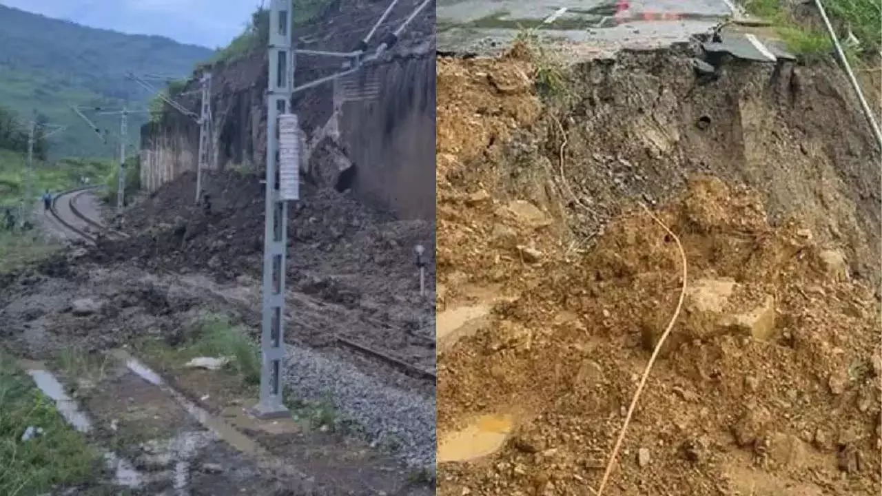 भूस्खलन से बराक रेलवे बाधित, सुधार में एक सप्ताह लग सकता है भूस्खलन से बराक रेलवे बाधित, सुधार में एक सप्ताह लग सकता है