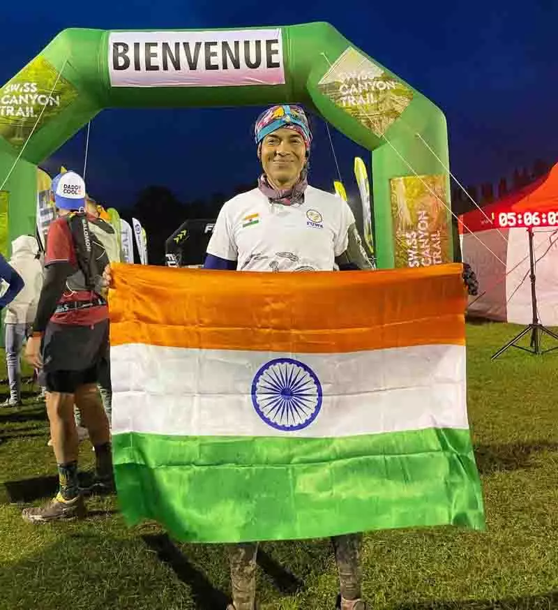 अनुराग स्विस कैन्यन Trail Ultra जीतने वाले पहले भारतीय बने अनुराग स्विस कैन्यन Trail Ultra जीतने वाले पहले भारतीय बने