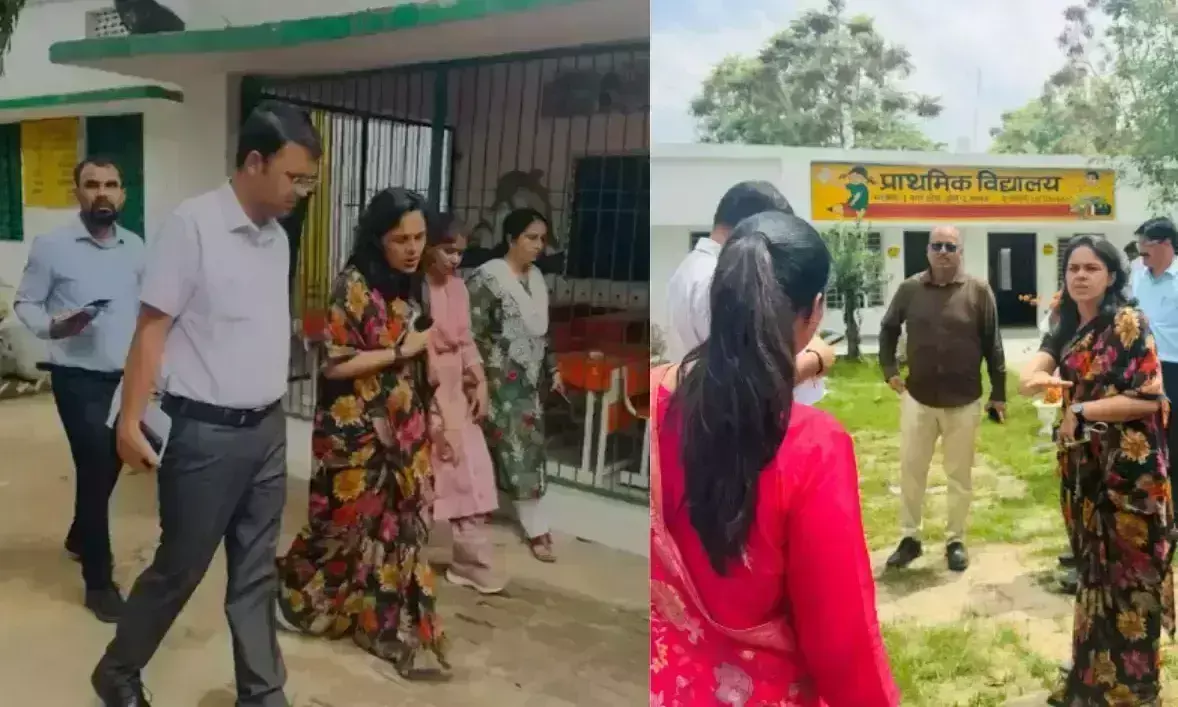 Lucknow: मंडलायुक्त डॉ. रोशन जैकब ने स्मार्ट स्कूलों का किया निरीक्षण