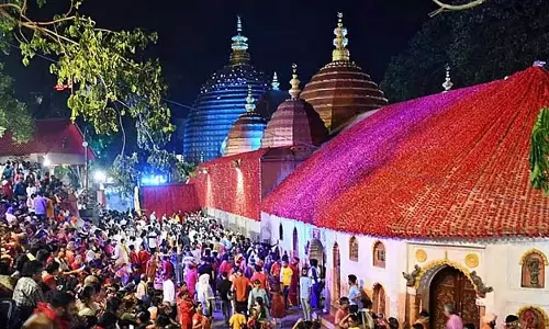 अंबुबाची मेला: 4 दिन बाद खुला कामाख्या मंदिर अंबुबाची मेला: 4 दिन बाद खुला कामाख्या मंदिर