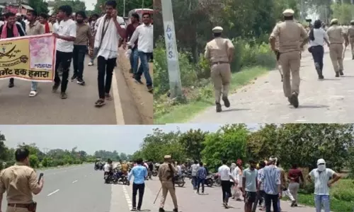 भागवताचार्यों पर केस से भड़का यादव समाज, हाईवे जाम और पुलिस पर पथराव भागवताचार्यों पर केस से भड़का यादव समाज, हाईवे जाम और पुलिस पर पथराव