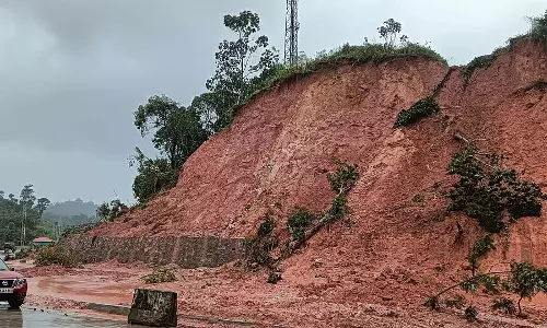 Sakleshpur : भूस्खलन से चर्च को खतरा