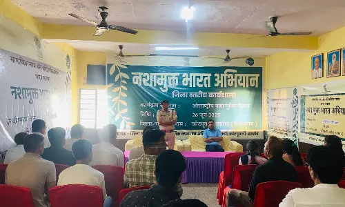 Kotputli-Baharod: नशामुक्ति कार्यशाला का आयोजन Kotputli-Baharod: नशामुक्ति कार्यशाला का आयोजन