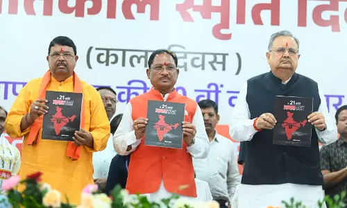 लोकतंत्र सेनानियों का संघर्ष हम सबके लिए प्रेरणास्रोत : CM विष्णुदेव साय लोकतंत्र सेनानियों का संघर्ष हम सबके लिए प्रेरणास्रोत : CM विष्णुदेव साय