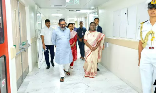 Ranchi: राष्ट्रपति द्रौपदी मुर्मू ने अस्पताल जाकर शिबू सोरेन के स्वास्थ्य की ली जानकारी
