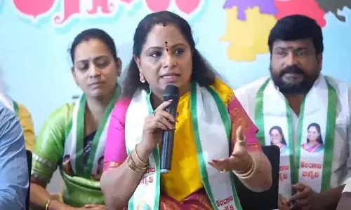 रेवंत रेड्डी भ्रष्टाचार के राजा हैं.. एमएलसी कविता की मार्मिक टिप्पणी