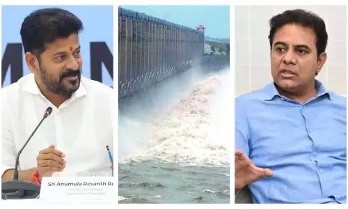 रेवंत सरकार की लापरवाही.. खतरे में जुराला प्रोजेक्ट! :KTR रेवंत सरकार की लापरवाही.. खतरे में जुराला प्रोजेक्ट! :KTR