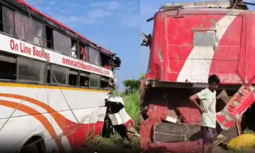 Etawah: डबल डेकर बस हादसे में 2 की मौत, 50 से अधिक यात्री घायल