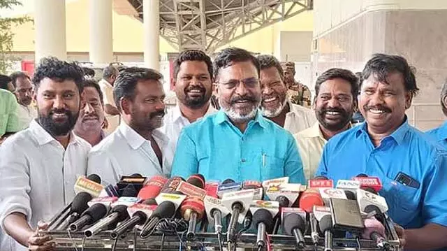 पीएमके वाले गठबंधन में वीकेसी नहीं होगी : Tho. Thirumavalavan पीएमके वाले गठबंधन में वीकेसी नहीं होगी : Tho. Thirumavalavan