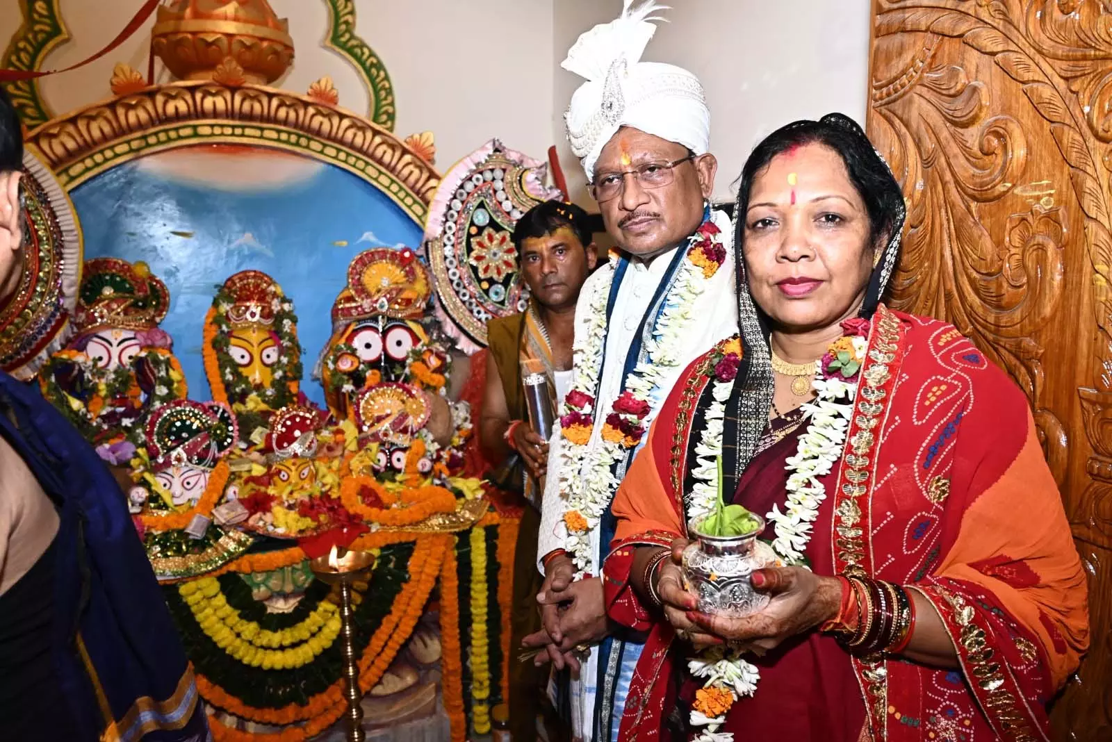 परंपरागत श्रद्धा-भक्ति और उल्लास के वातावरण में निकाली गई भव्य रथयात्रा परंपरागत श्रद्धा-भक्ति और उल्लास के वातावरण में निकाली गई भव्य रथयात्रा