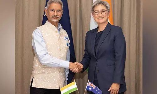 जयशंकर ने क्वाड बैठक से पहले ऑस्ट्रेलियाई समकक्ष से बात की जयशंकर ने क्वाड बैठक से पहले ऑस्ट्रेलियाई समकक्ष से बात की