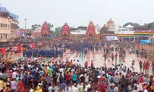 Odisha : पुरी जगन्नाथ मंदिर में रथ यात्रा उत्सव
